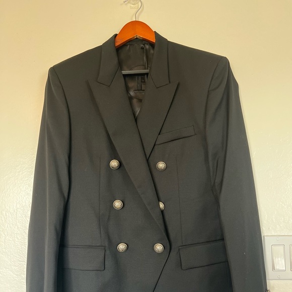 Balmain double breasted wool blazer - Picture 13 of 16